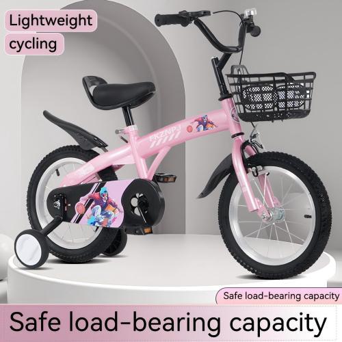 FKZNPJ 16 Inch Sporty Kids Bike With Training Wheels And Stand