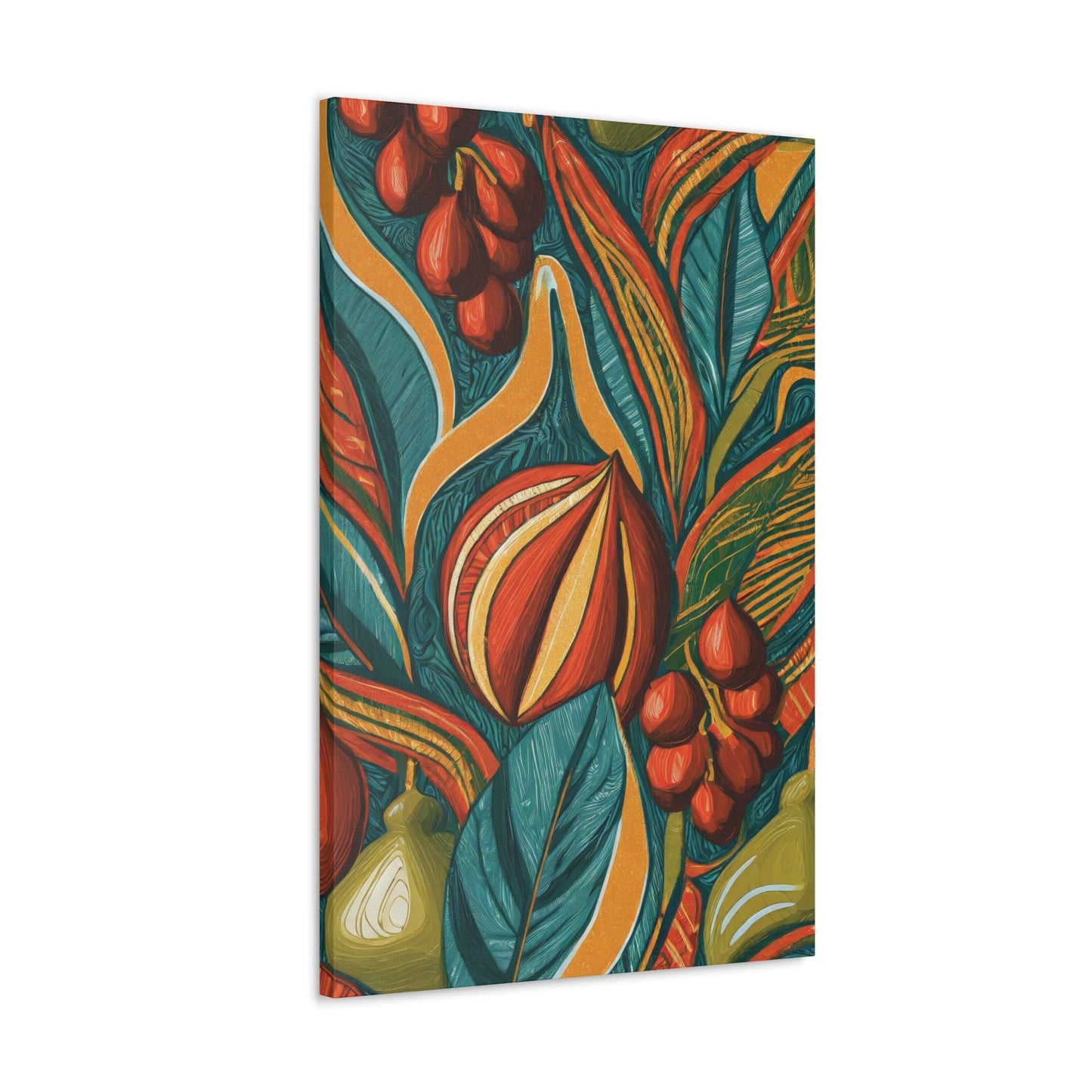 Canvas Wall Art Decor - Tropical Fruit Print