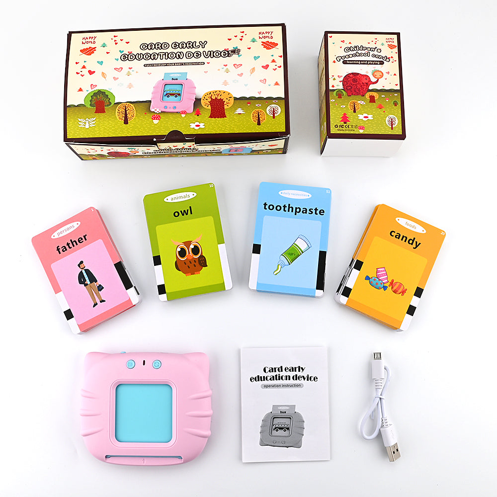 Kids Electronic Cognitive Cards Talking Flash Cards Audio Books