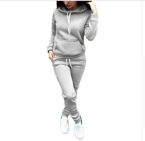 Sport Suit Women Autumn Winter Tracksuits Wine Pullover Top Shirts