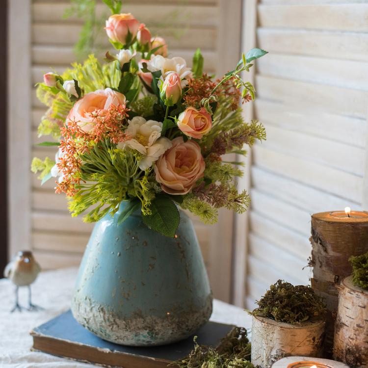 Turquoise Ceramic Vase