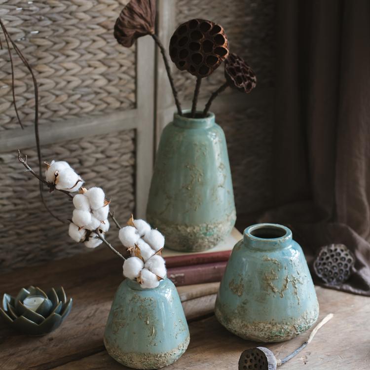 Turquoise Ceramic Vase