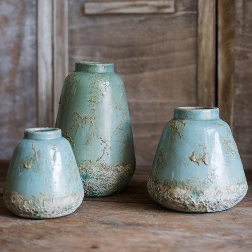 Turquoise Ceramic Vase